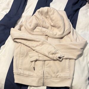 Abercrombie & Fitch Cream Hoodie Sweater